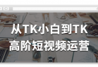 从TK小白到TK高阶短视频运营